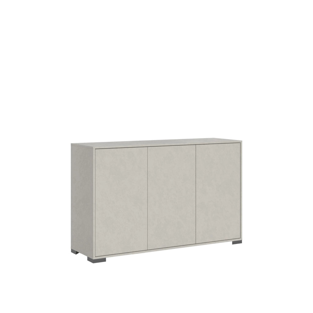 Madia 3 ante 130x40x83 cm cashmere - LUMINA