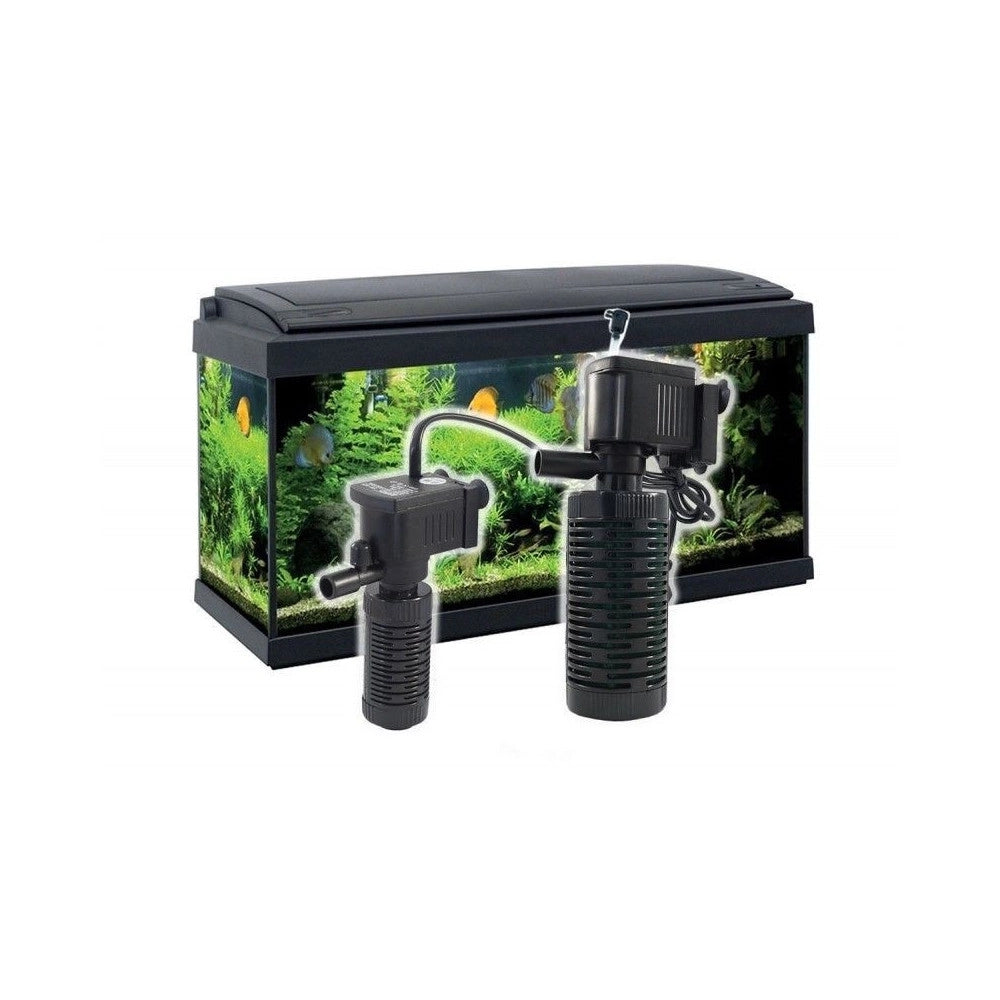Trade Shop - Multi Filtro Interno Per Acquario Immergibile Con Ventosa Ipf-448 6w 450l/h -