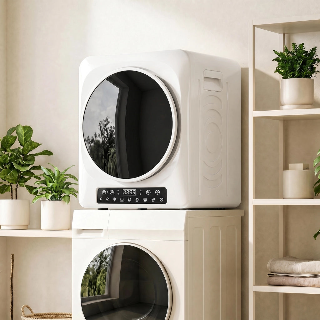 Asciugatrice ad Aria Calda Portatile 1000W ¨C Minimal ¨C Bianco