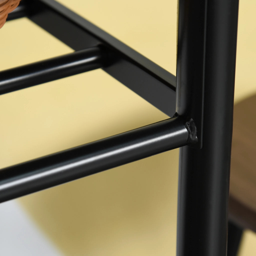 TAVOLO BAR Set da 3 pezzi 80 x 50 x 90 cm MDF Nero