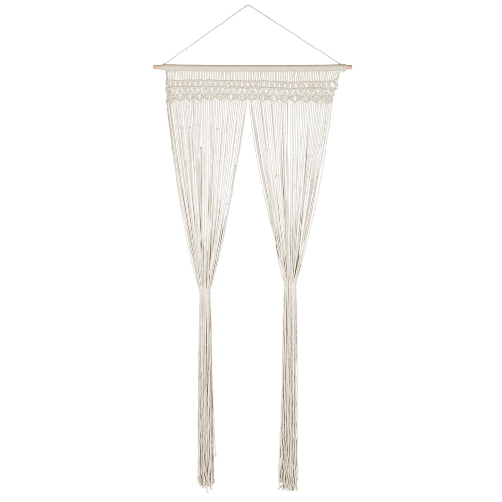 IDMarket - Tenda 90x200 cm in macramè bohémien