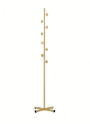 Kapstok in Alluminio con 8 Ganci – Design Moderno e Spaziale – Altezza 167 cm – Adatto per Soggiorno, Camera da Letto o Camera