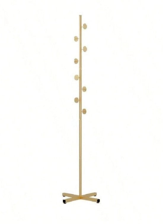 Kapstok in Alluminio con 8 Ganci – Design Moderno e Spaziale – Altezza 167 cm – Adatto per Soggiorno, Camera da Letto o Camera