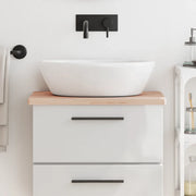 Piano Bagno 60x40x2,5 cm Legno Massello di Faggio 355990