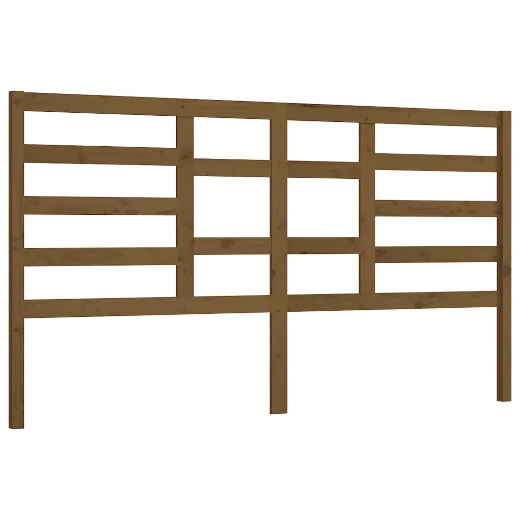 Testiera | Testata per Letto ambra 186x4x104 cm in Legno Massello di Pino