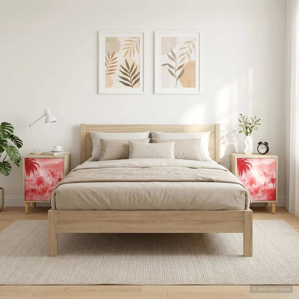 Armadio da Notte AACHEN 2 pz Rovere Sonoma 36 x 33 x 50 cm 8007224