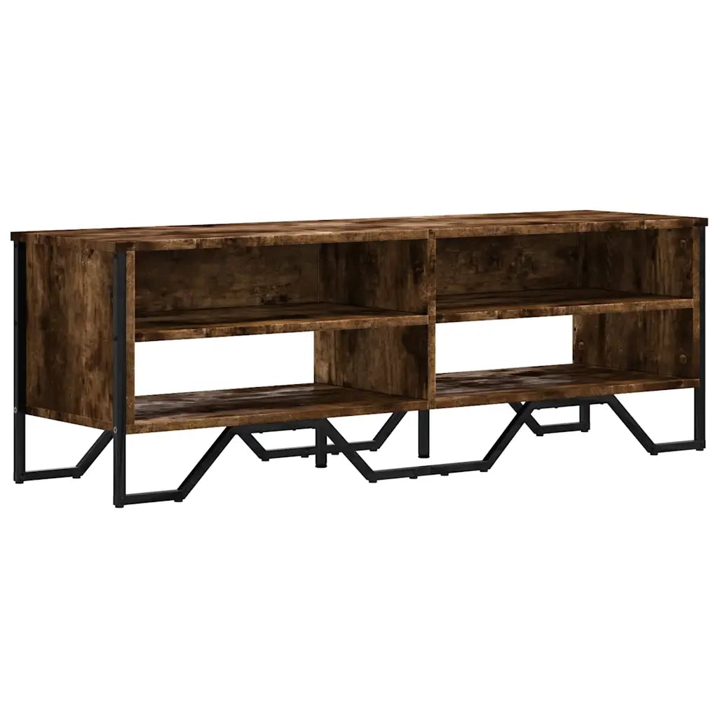 Mobile TV | Armadietto TV | Mobile Porta TV Rovere Fumo 122x34x41 cm in Legno Multistrato