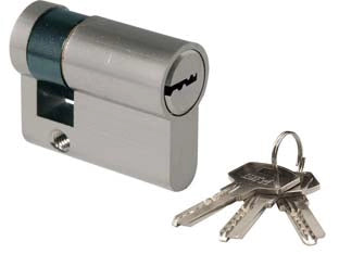 MEZZO CILINDRO EUROPEO 2303- - mm.40 decentrato (30+10) - 2 pezzi IBFM