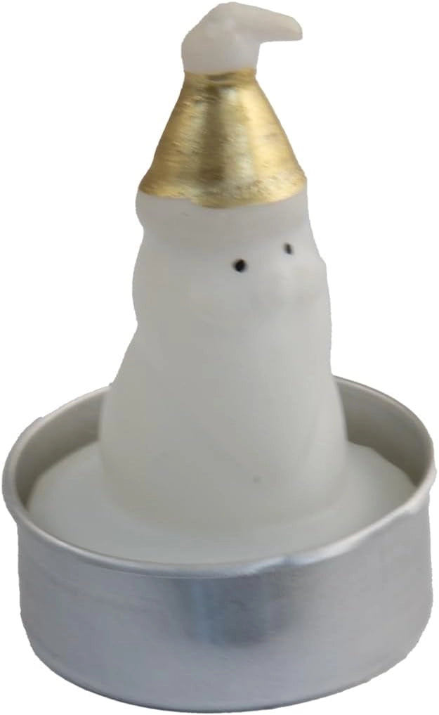 Set 6 Candele T-Light Pupazzo di Neve e Scoiattolo – Candeline Decorative Natalizie 20 g