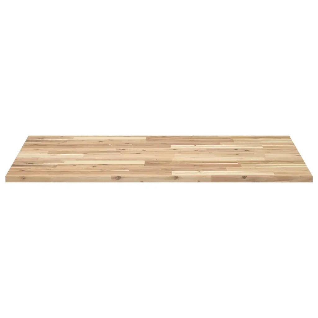 Piano Scrivania Non Trattato 80x70x2cm Legno Massello di Acacia