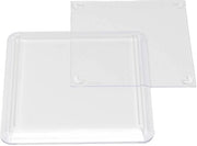 Onderzetters quadrati di acrilico - 80 mm x 80 mm 

Onderzetters: 
- Materiale: acrilico
- Dimensioni: 80 mm x 80 mm