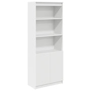 Credenza | Madia | Buffet da pranzo | Armadio da pranzo Bianca 70x35x180 cm in Legno Multistrato
