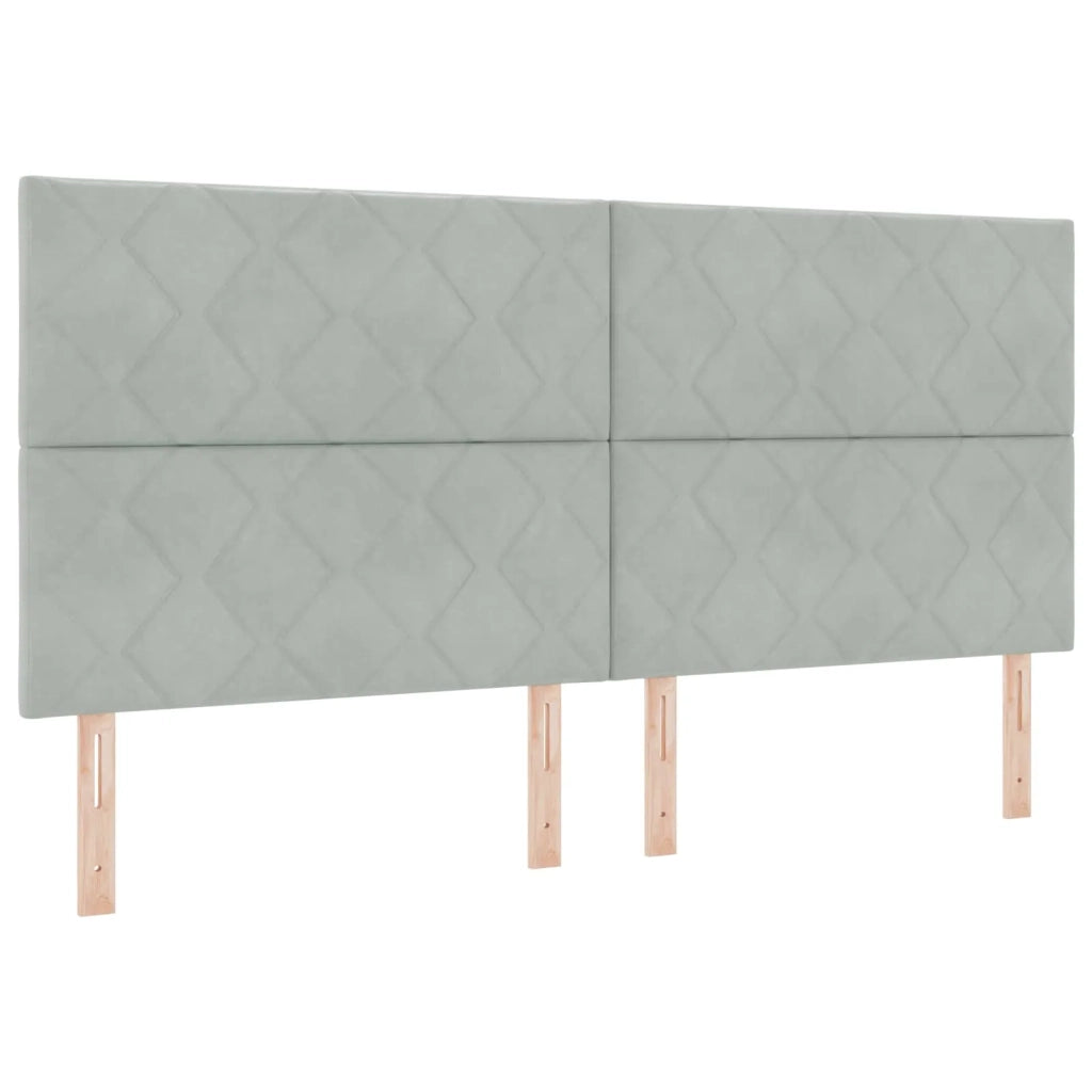 Letto con contenitore LED e materasso Grigio Chiaro 3460284