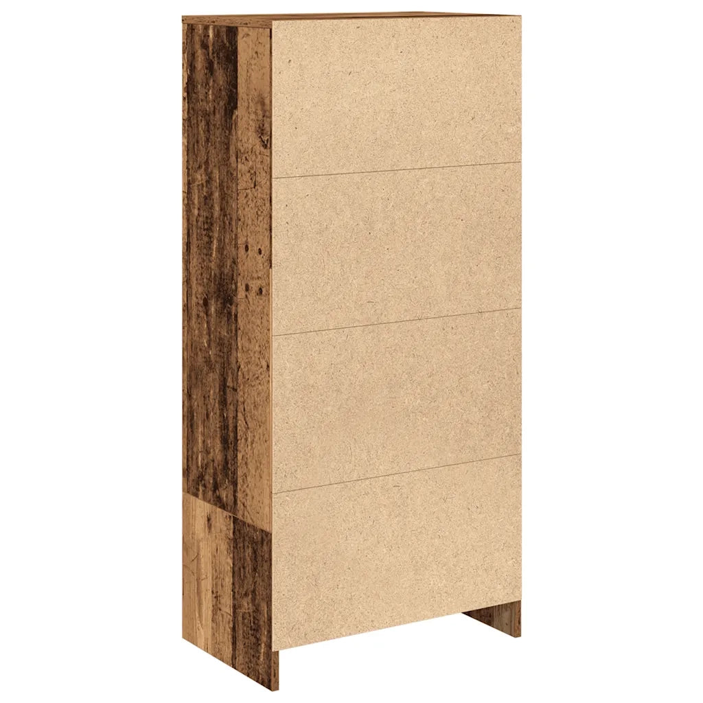 Armadio con Cassetto Legno Antico 55,5x34x119,5 cm Truciolato CFW8724439