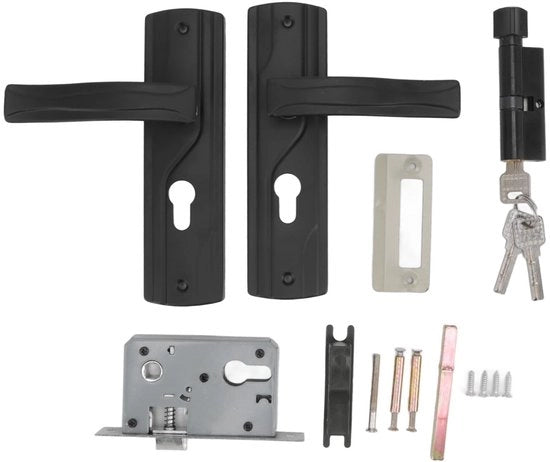 Set Completo per Chiave della Maniglia - Maniglia Silenziosa per Porte Interne - Porta Silenziosa - Maniglia Universale per Maniglie di Porta - Adatto per Porte Interne
