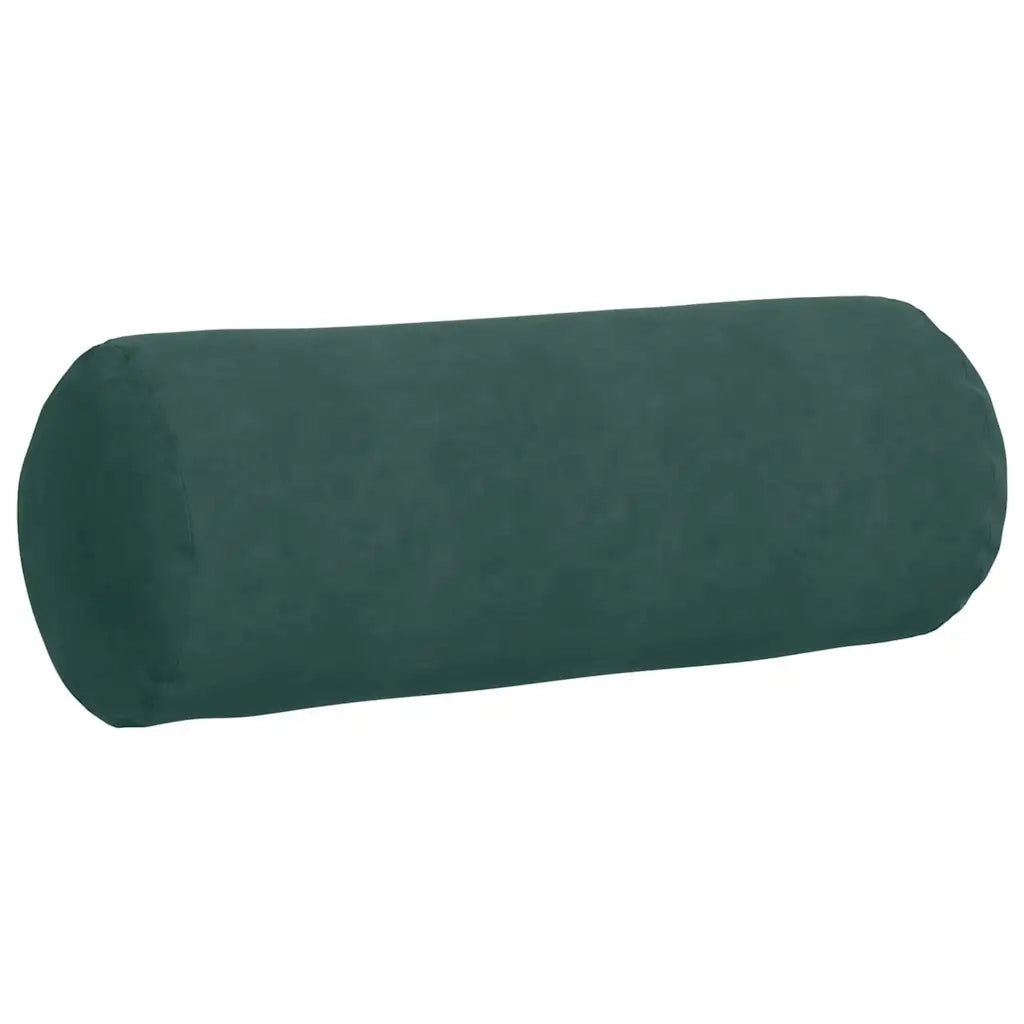 Cuscini a rullo 2 pcs Verde Scuro Ø 25 x 70 cm Tessuto in Cords