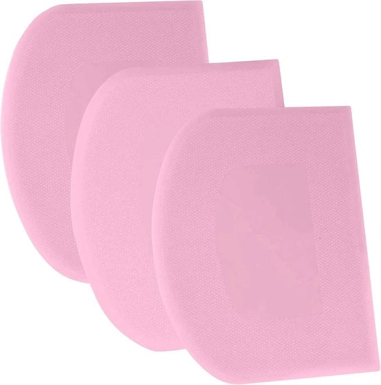 Accessorio per decorazione del pane, antiscivolo, bordi e angoli in plastica, schiaccia morbido, accessorio per decorazione del pane, utensile per forma, adatto per tagliare il pane. 12*9.5cm. Rosso * 3 pezzi