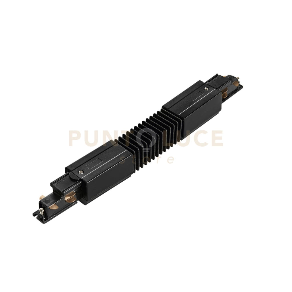 LED-RAIL-FLEX-NER CONNESSIONE FLESSIBILE LINEARE PER BINARIO TRIFASE RAIL NERO 3,78X3,44X4,2CM