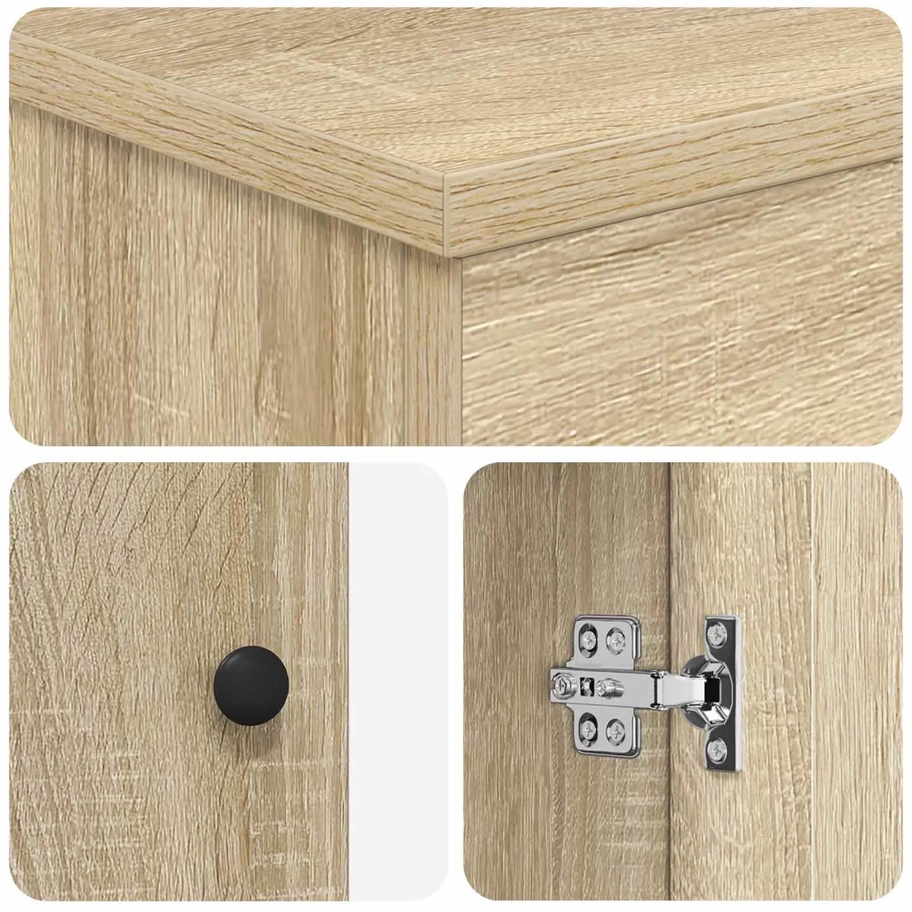Set di mobili per il bagno Rovere Sonoma Legno ingegnerizzato 3404252