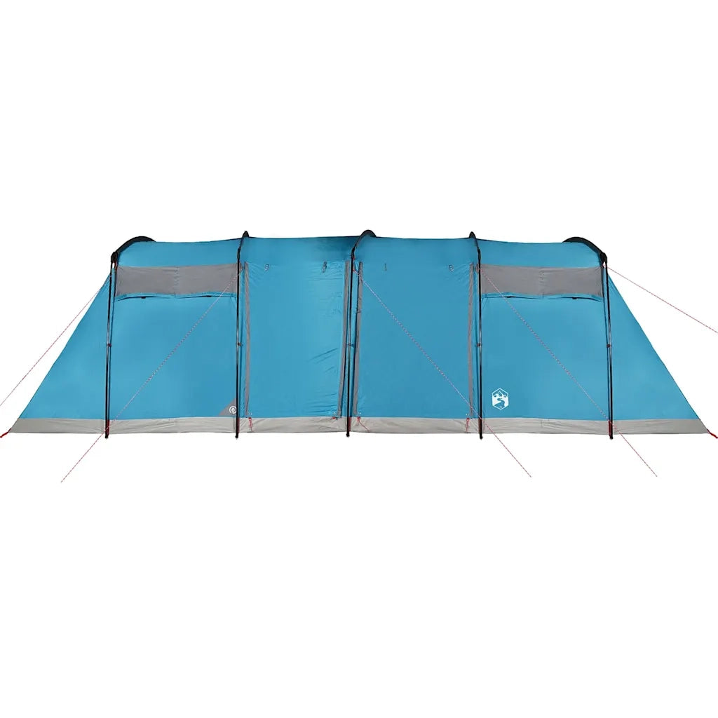Tenda Familiare a Tunnel per 8 Persone Blu Impermeabile