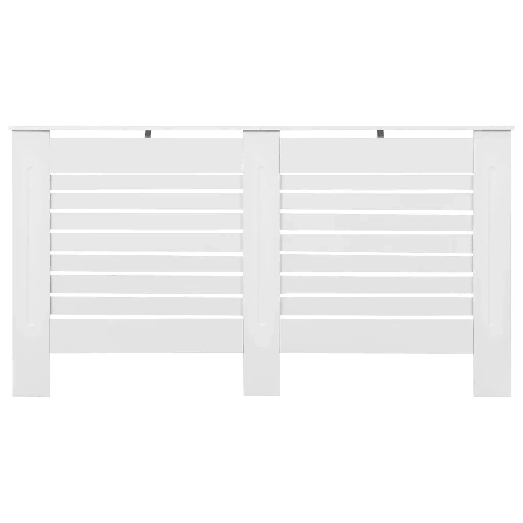 Copertura per Radiatore Bianca 152x19x81,5 cm in MDF 284321
