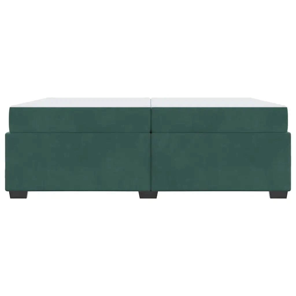 Struttura del letto Verde Scuro 200 x 200 cm Tessuto 3399311