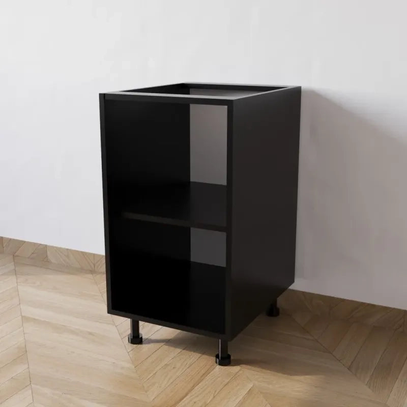 Mobile Base 45 Senza Anta. H 72 Cm L 45 Cm P 55.5 Cm. Spedizione In Kit Nero