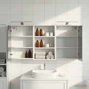 Set di Armadi da Bagno con lo scaffale 3 pcs 126 x 16 x 62.5 cm 3403832