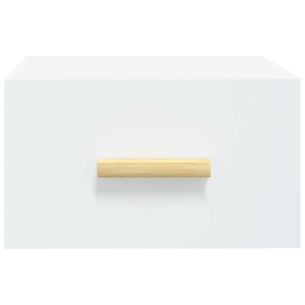 Comodini a Muro 2 pz Bianchi 35x35x20 cm 812835