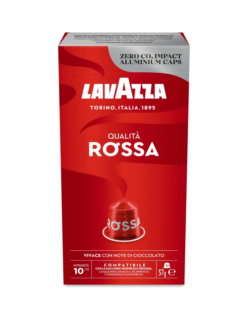 Lavazza Capsule Compatibili Nespresso Qualità Rossa, 10 Capsule