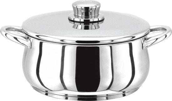 Pentola in Acciaio Inossidabile 24 cm - Ideale per la Tua Cucina