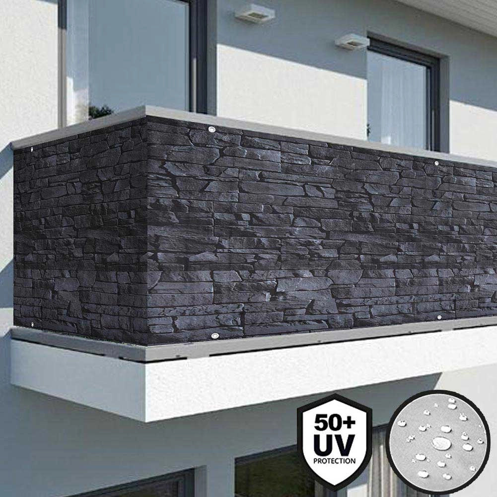 Telo Copertura Protezione 90x600cm Frangivista Frangivento per Balcone Ringhiera
