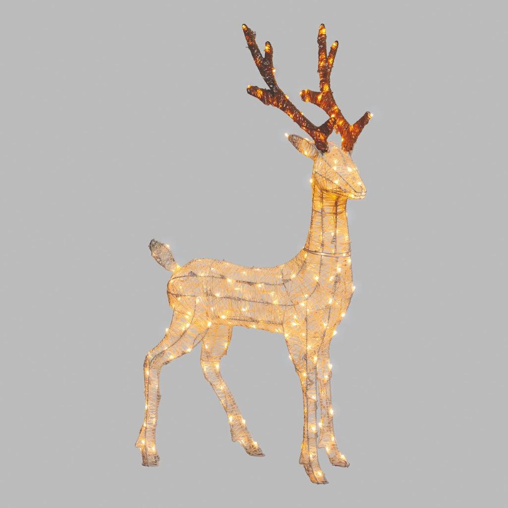 Renna 3D H105 cm 200 LED Traditional IP44 timer