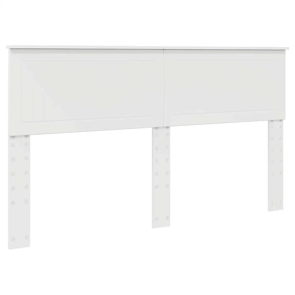Testiera-Testata-Testiera Decorativa Bianco Lucido 160 cm Legno multistrato 706886