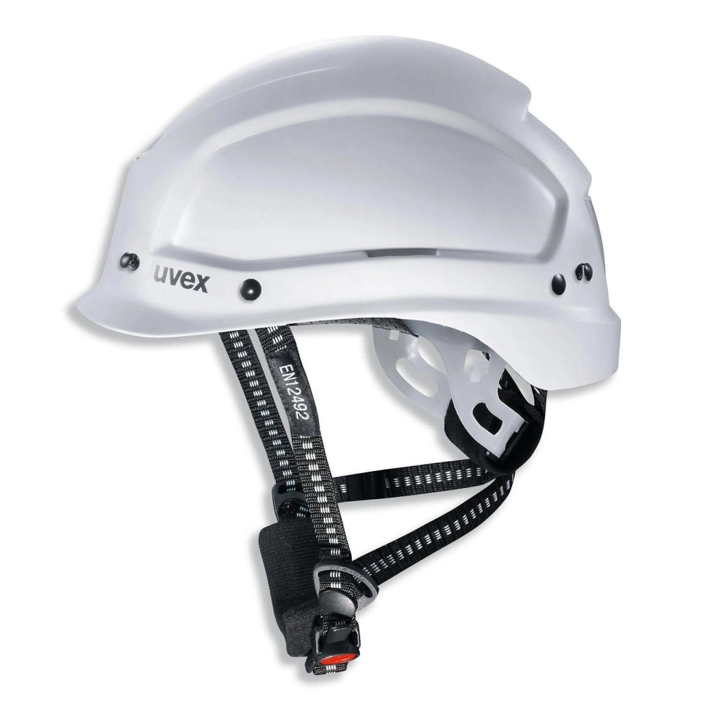 Uvex 9773050 Pheos Alpine Elmetto Protettivo Multifunzione EN 397 EN 12492 Lavori in Quota colore Bianco