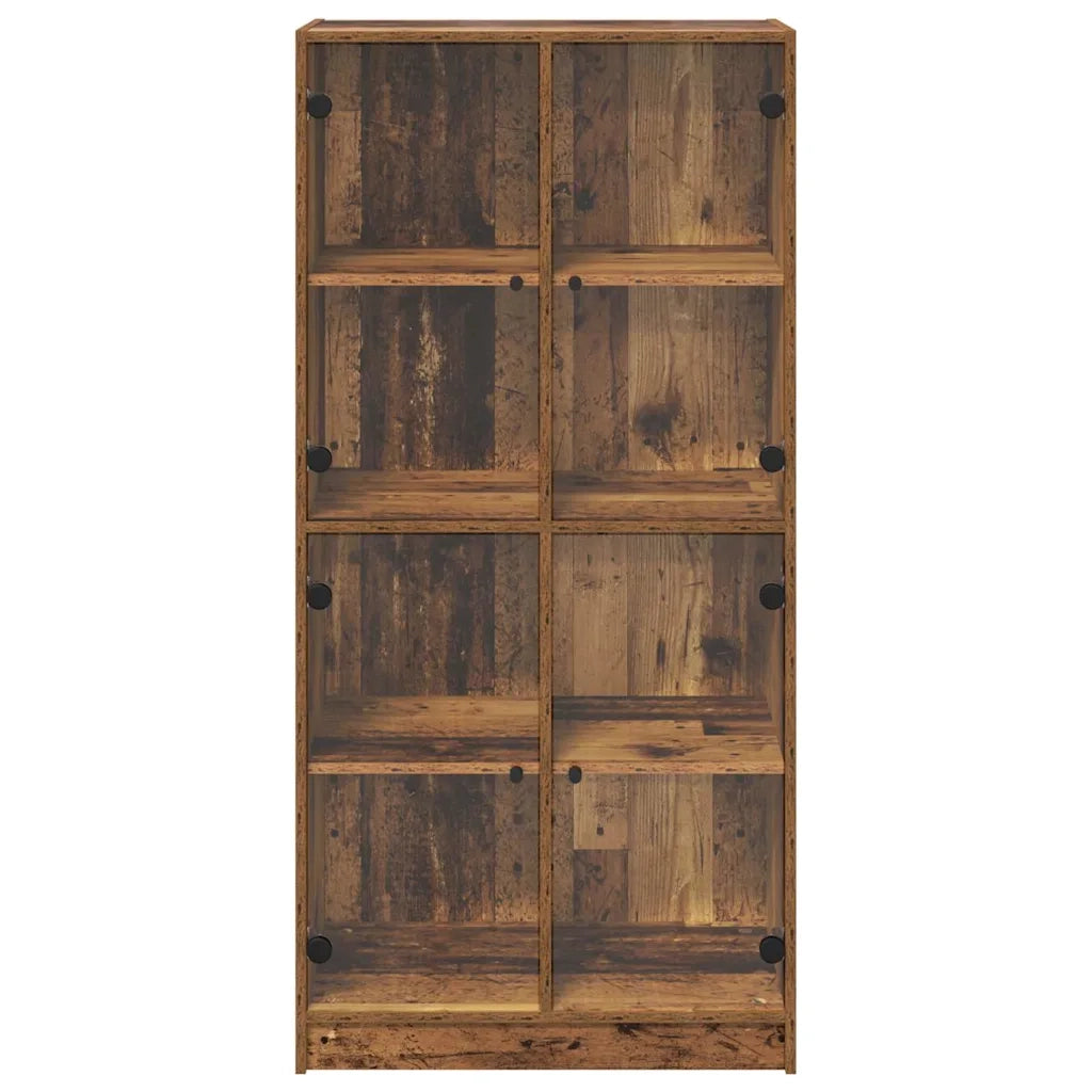 Credenza-Buffet-Armadio da cucina Legno vecchio 68 x 37 x 142 cm Legno multistrato