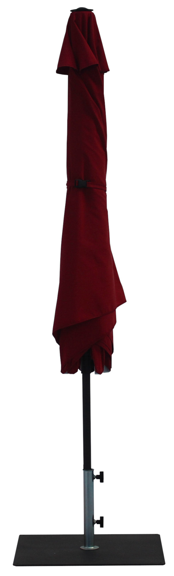 Ombrellone da Giardino Ø3 m Palo Ø38 mm in Alluminio Tessuto Olefin Trend Bordeaux