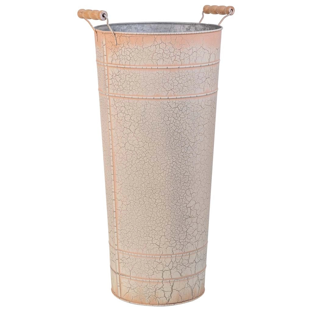 Portaombrelli tondo in metallo rosa d23,5x50h b:18