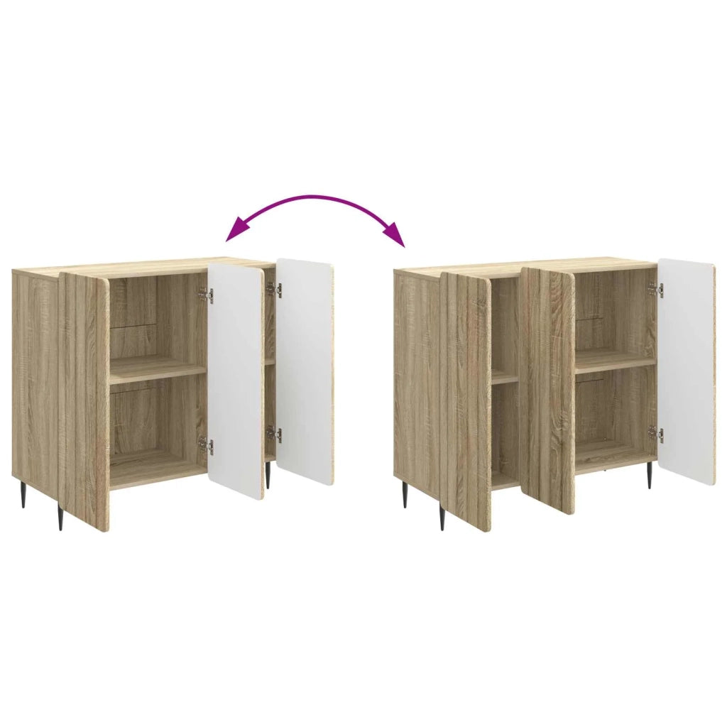 Credenza Rovere Sonoma 89 x 34,5 x 82 cm Legno ingegnerizzato