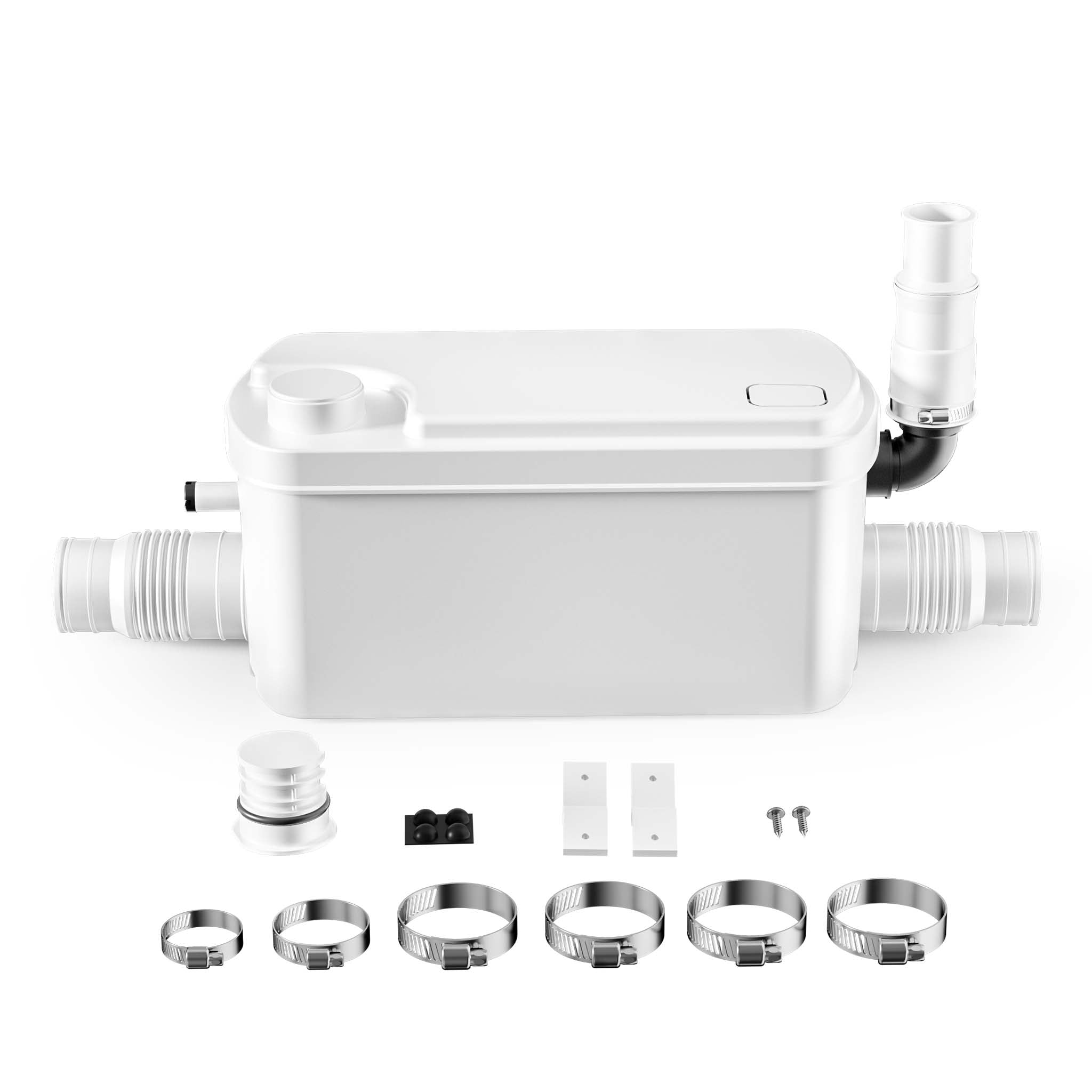 Stazione di sollevamento 3/1 250W con 3 ingressi per doccia, lavabo