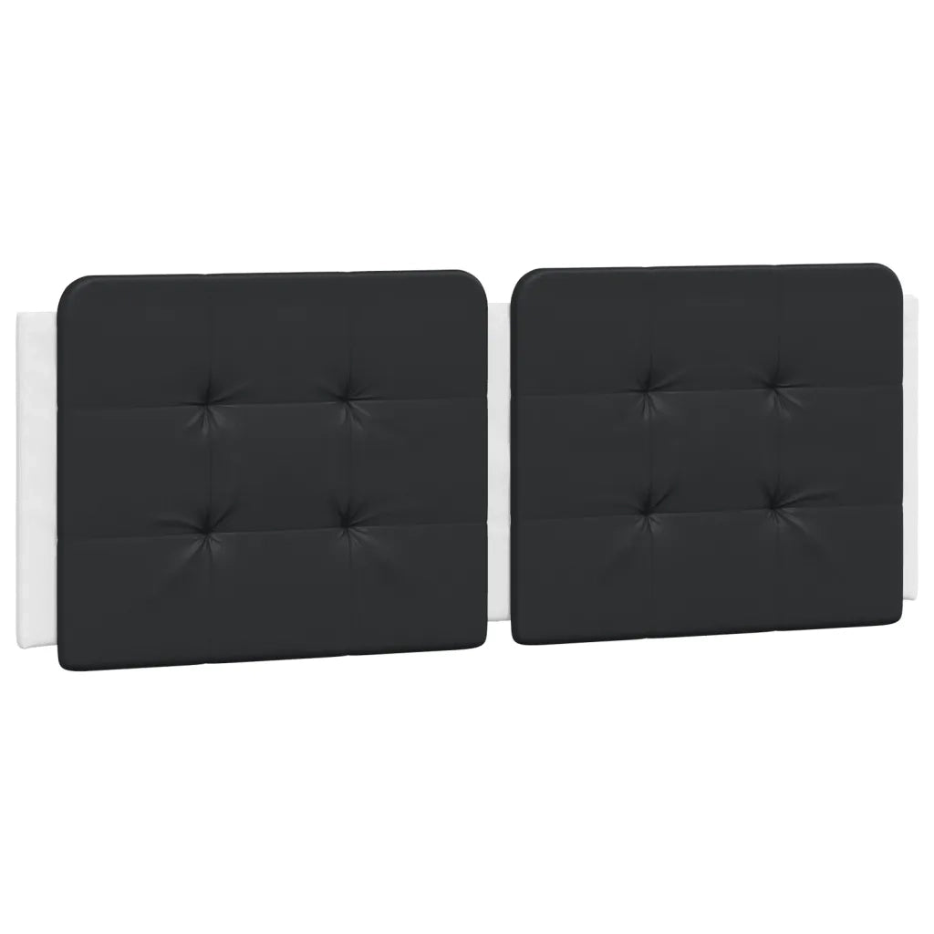 Cuscino Testiera Zadar Nero e Bianco 140 cm in Similpelle CFW8910464