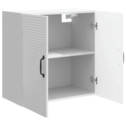 Armadietto a Muro | Mobiletto a muro Bianco Lucido 59 x 31 x 60 cm