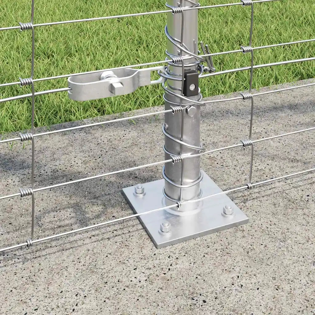Palo della recinzione Zincato 25 x 1,6 m Acciaio
