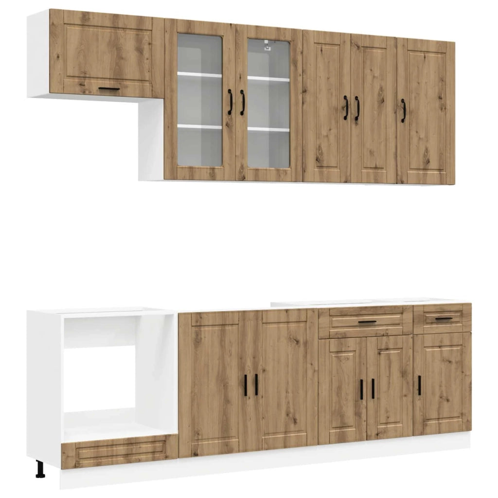 Unità Cucina PORTO 8 pcs Rovere Artigianale 3438182
