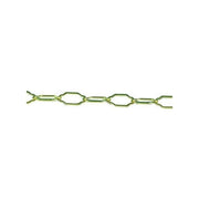 Vigor-Blinky 020649 Catena per Lampadari Filo Quadro Ottonata Sez 40x17 mm Diam 2.7 mm colore Ottone