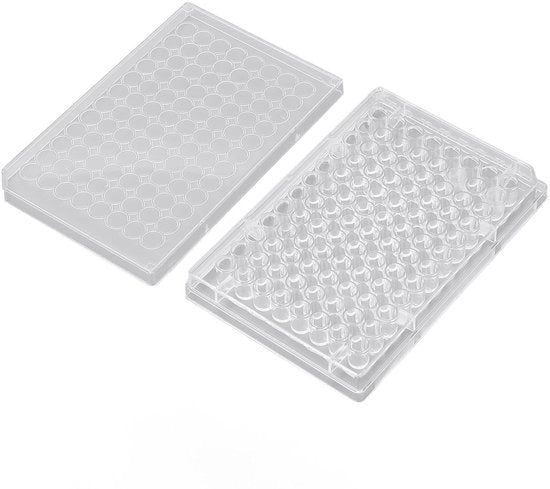 Piattaforma di coltura a tessuto sterile 96 pozzi - materiale polistirene - trasparente - condensazione - ventilazione efficace
