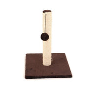 Trade Shop - Tiragraffi Gioco Con Palla Palestra Per Gatto Unghie Base Morbida Altezza 33cm -