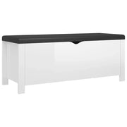 Contenitore con Cuscino Bianco Lucido 105x40x45cm Multistrato CFW4150715