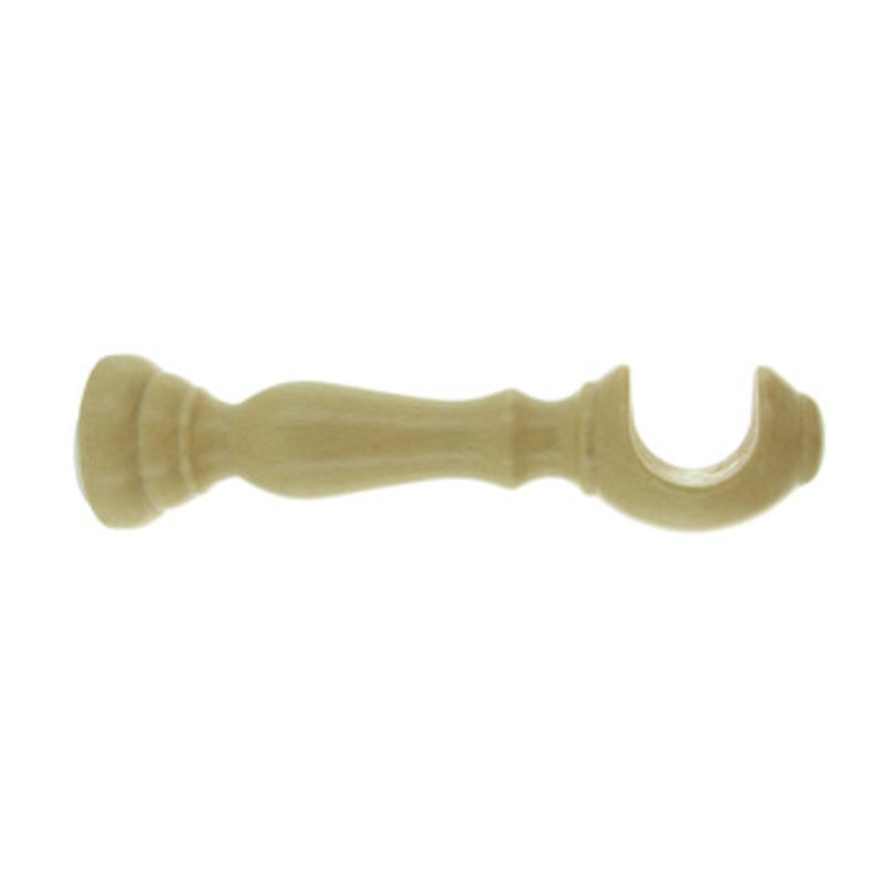 SUPPORTO LEGNO P/BASTONE NATURALE 25 CM 2 PZ