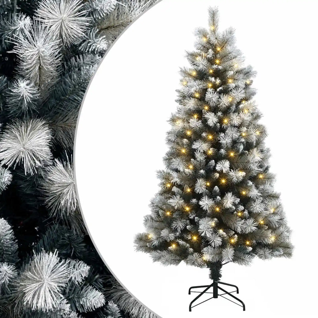 Albero di Natale Artificiale con Rami Pieghevoli 180 cm 300 LED 3466350